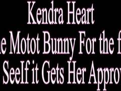 胸部和独奏:Kendras Motor Bunny自慰
