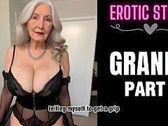 Granny and young couple's erotic ASMR