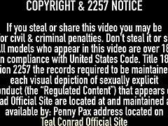 大天然乳房和肛交游戏的Teal Conrads情色视频会让你惊叹不已