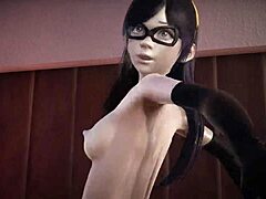 两个火辣的Futa宝贝在热辣的三人行中享受Violet Parr