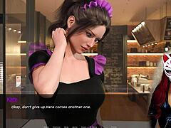 3D animated cosplay playthrough with mature heroine Kate