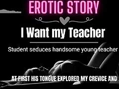 Teacher and student explore their erotic desires in audio