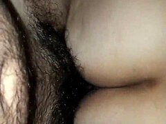 Big ass Latina milf enjoys riding a big hairy dick to orgasm