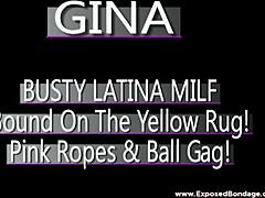 Mature MILF Gina in bondage - Mommy hotties compilation